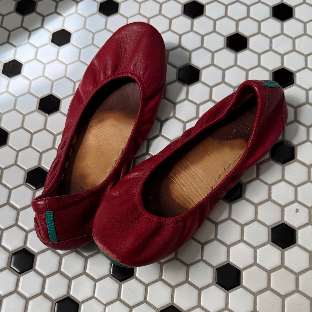 Tieks by Gavrieli Red Leather Women's Ballet Flats
